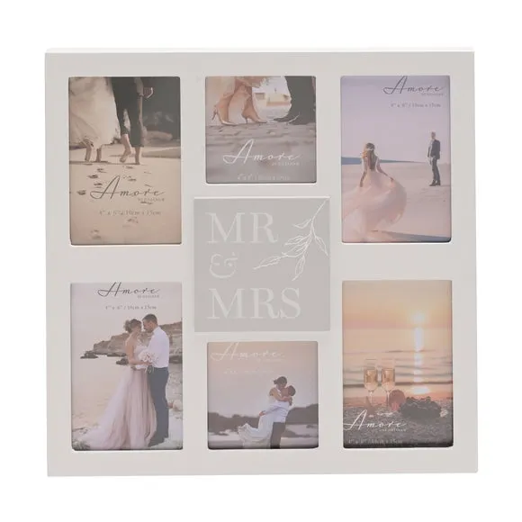 Amore Mr & Mrs Multi App Photo Frame