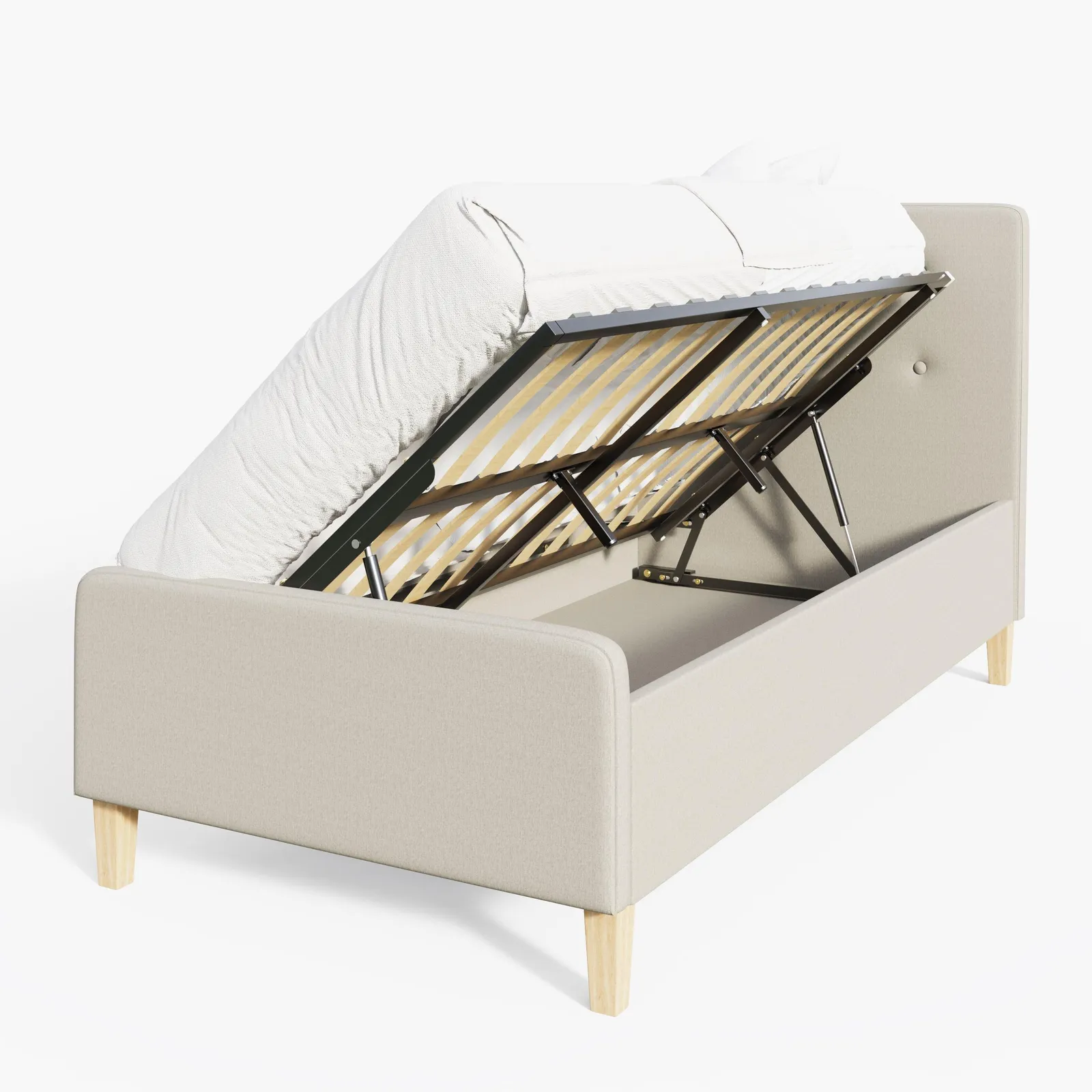 GFW Ashbourne Ottoman Storage Bed in Natural 3
