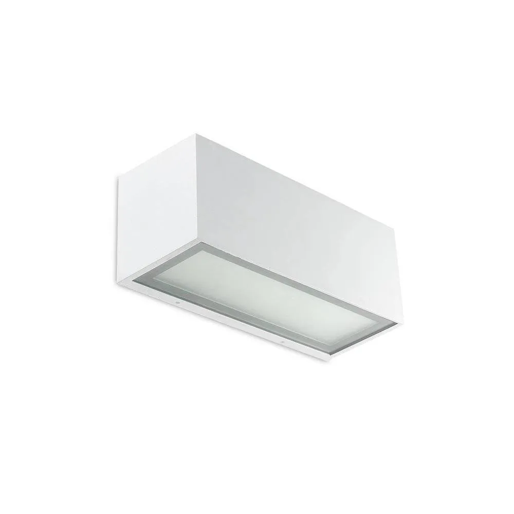 Netlighting Lia 1 Light Up & Down Wall Light White E27