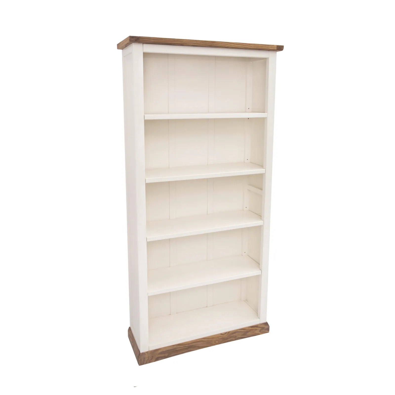 Cabinet Bits Bookcase with plinth 180x90x30cm in Off-White 2