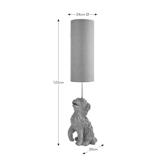 Reggie the Cockapoo Adjustable Floor Lamp 6