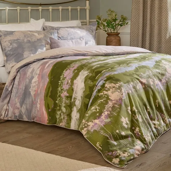 Voyage Foinaven 100% Cotton Slub Duvet Cover & Pillowcase Set 3