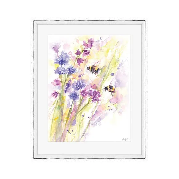 The Art Group Bees & Wildflowers Framed Print 2