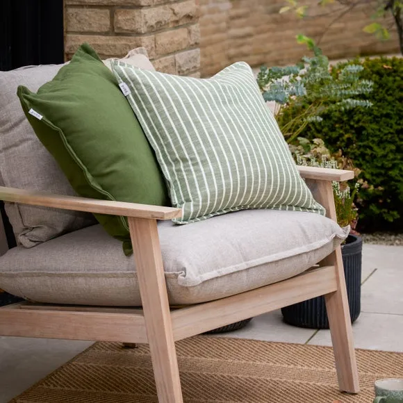 Hessle Stripe Outdoor Square Cushion 6