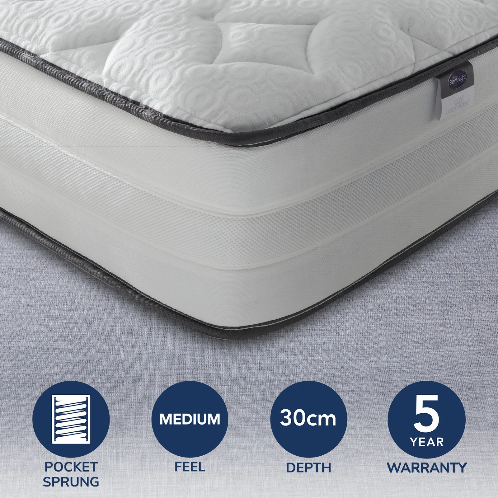 Silentnight Medium 2000 Pocket Luxury Mattress