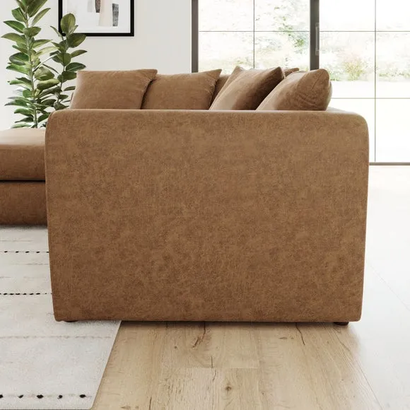 Blake Arizona Faux Leather Corner Chaise Sofa 2