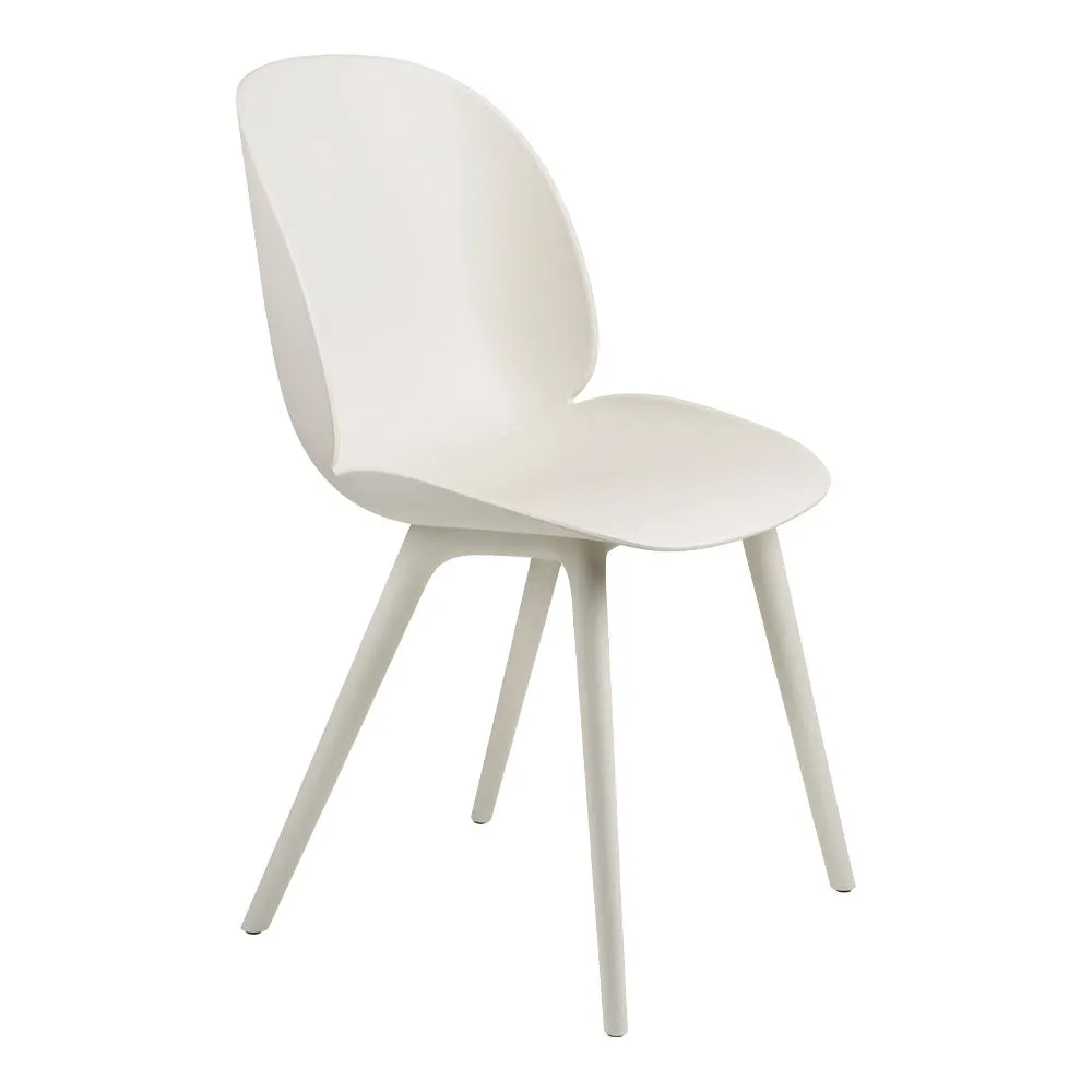 Gubi Beetle Outdoor Dining Chair in Alabaster White 2