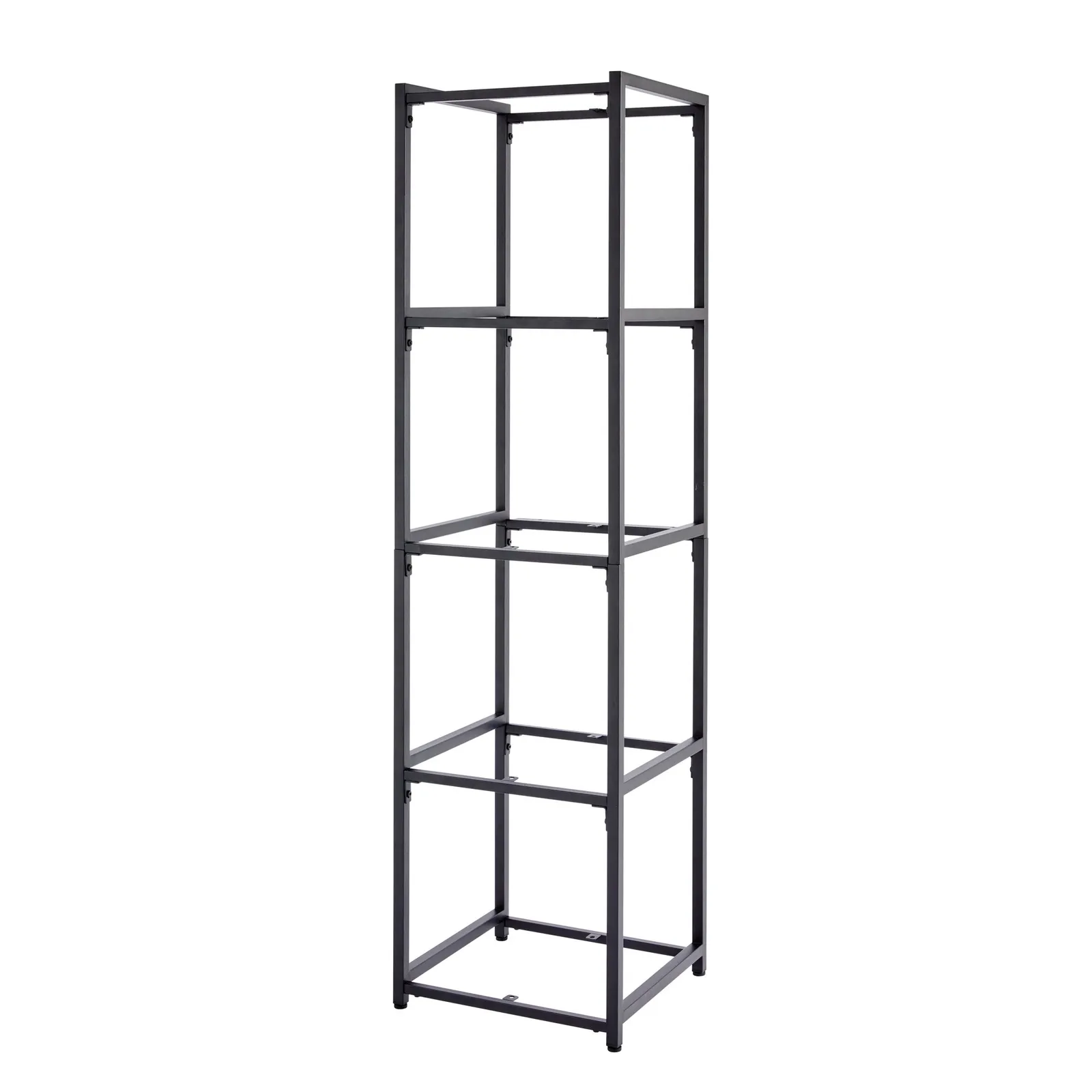 Modular 5 Shelf Black Frame Component Black