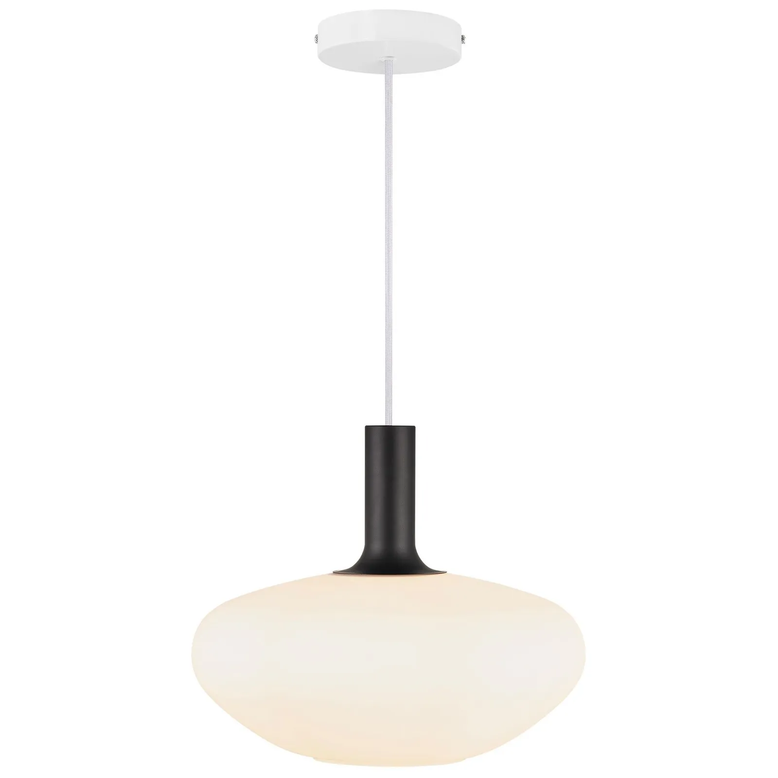 Nordlux Alton Pendant Light White Glass Dining Room E27 Mains 35cm 5