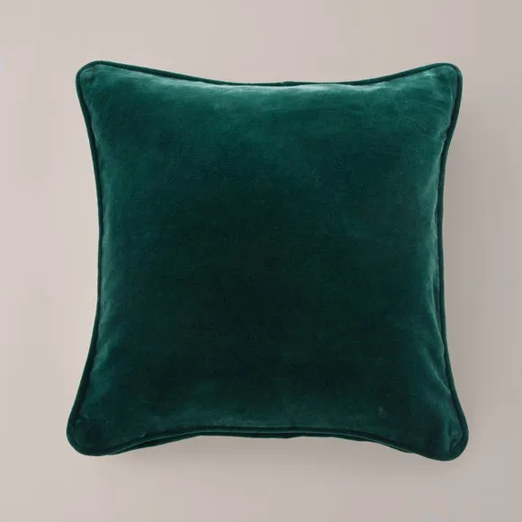Clara Cotton Velvet Square Cushion 2