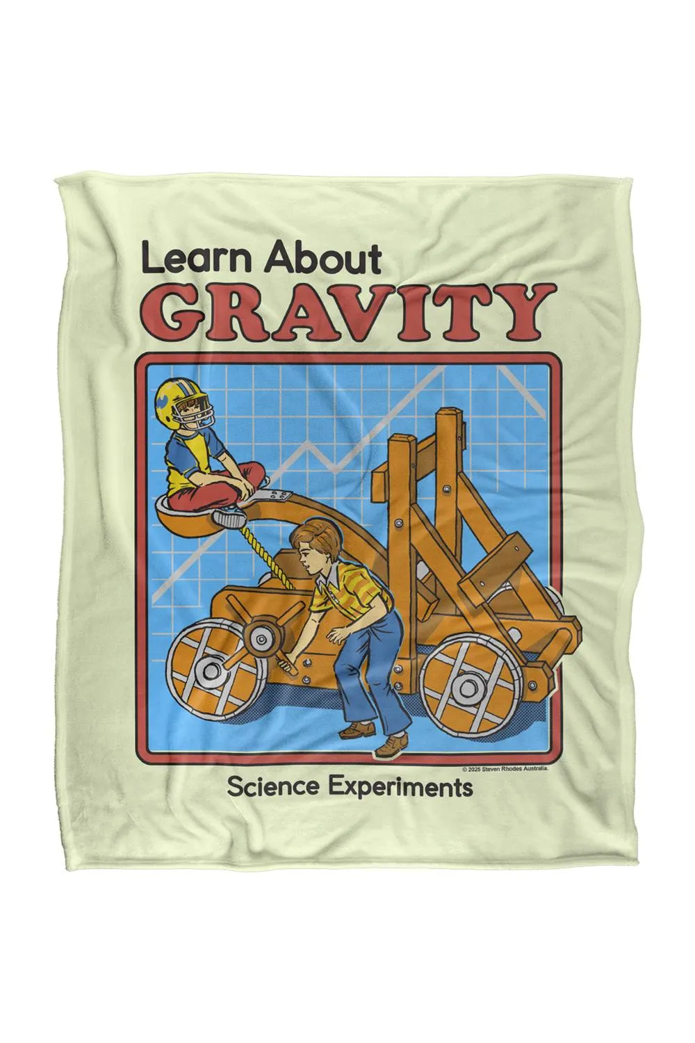 Steven Rhodes Learn About Gravity Silky Touch Super Soft Throw Blanket
