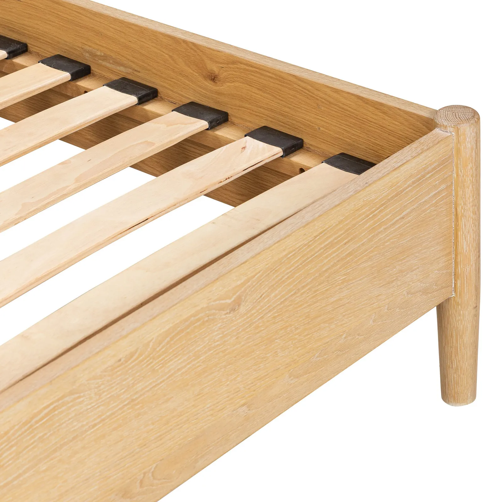Valla 180Cm Bedstead + Cushion, Neutral Wood | Super King | Barker & Stonehouse 5