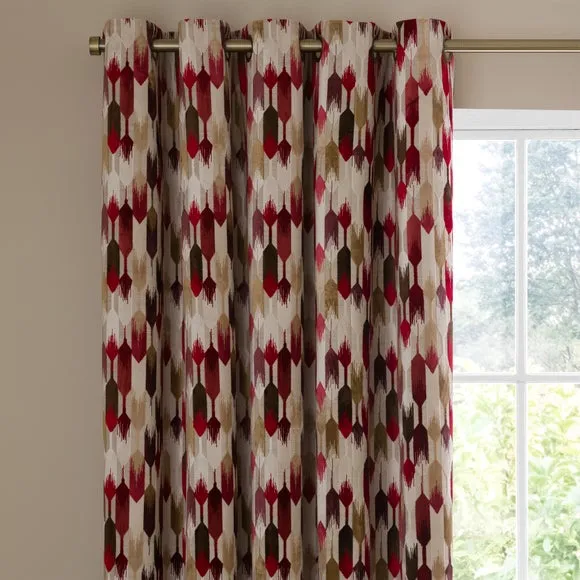 Kelso Cut Velvet Eyelet Curtains