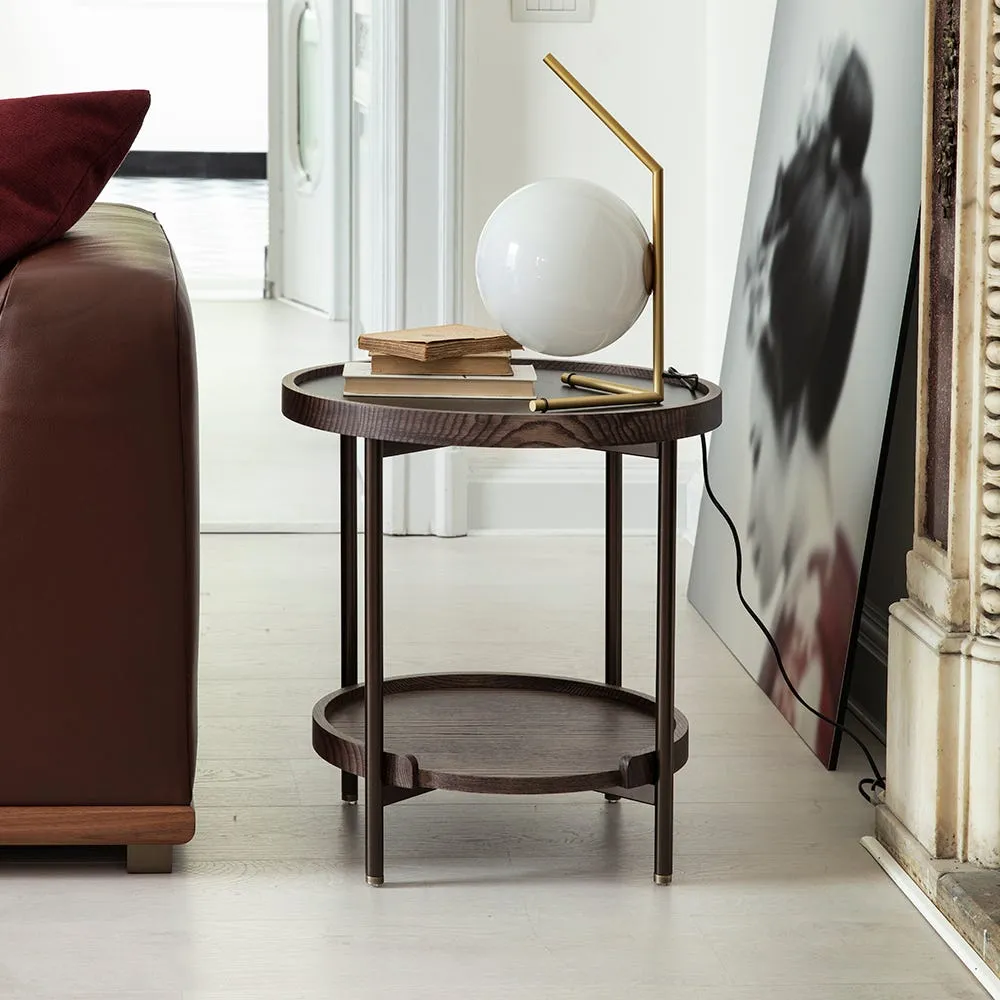 Porada Koster Side Table 50cm Ash Canapa Stained Oxide Black Rock 4