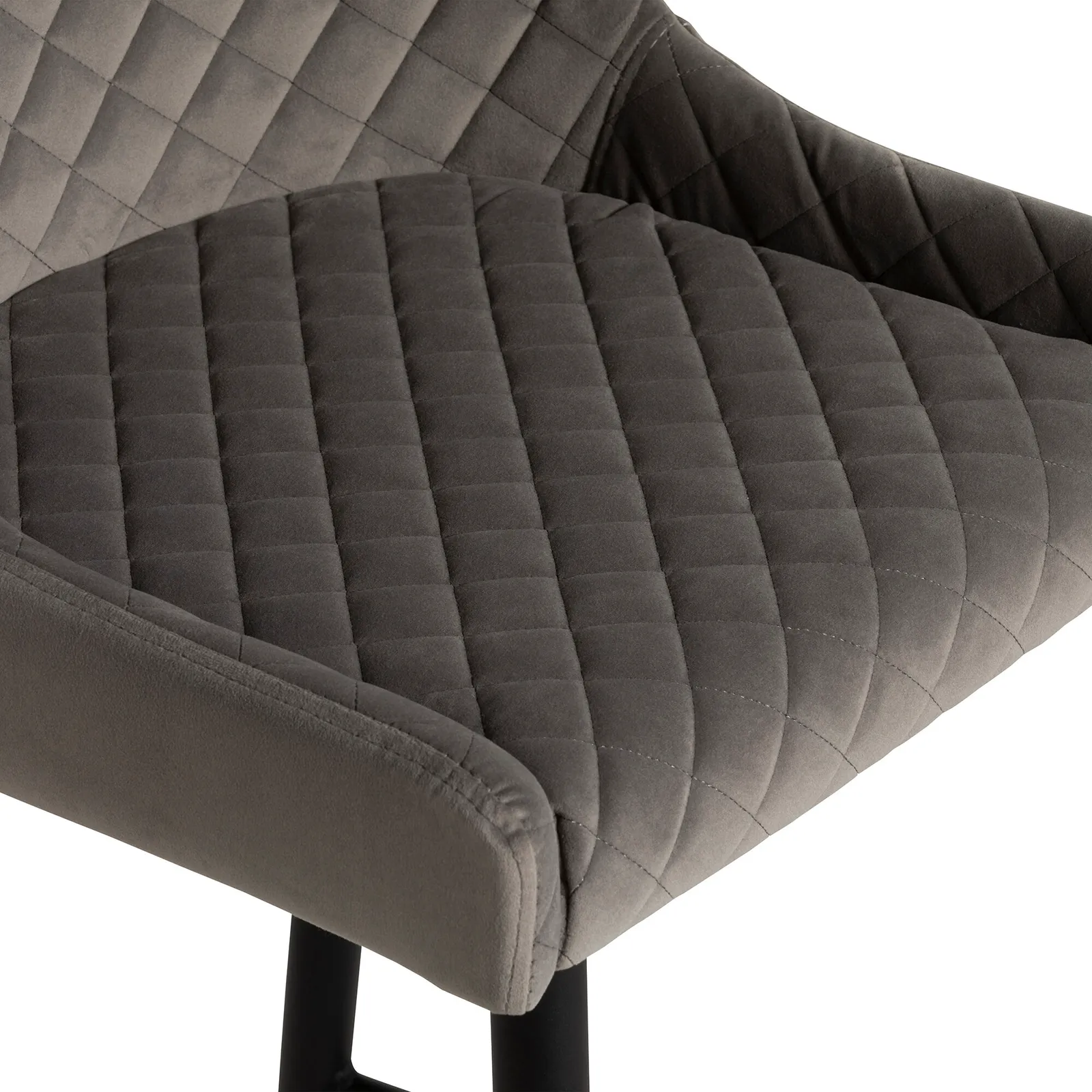 Rivington Counter Stool, Grey Velvet | Barker & Stonehouse 5