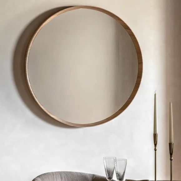 Cedar and Sage Haven Round Wall Mirror 1