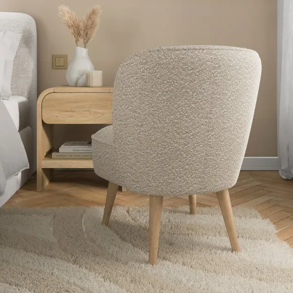 Elsie Tonal Boucle Cocktail Chair 2