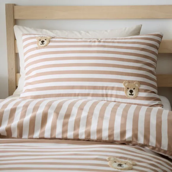Tufted Teddy Bear Duvet Cover and Pillowcase Set 4