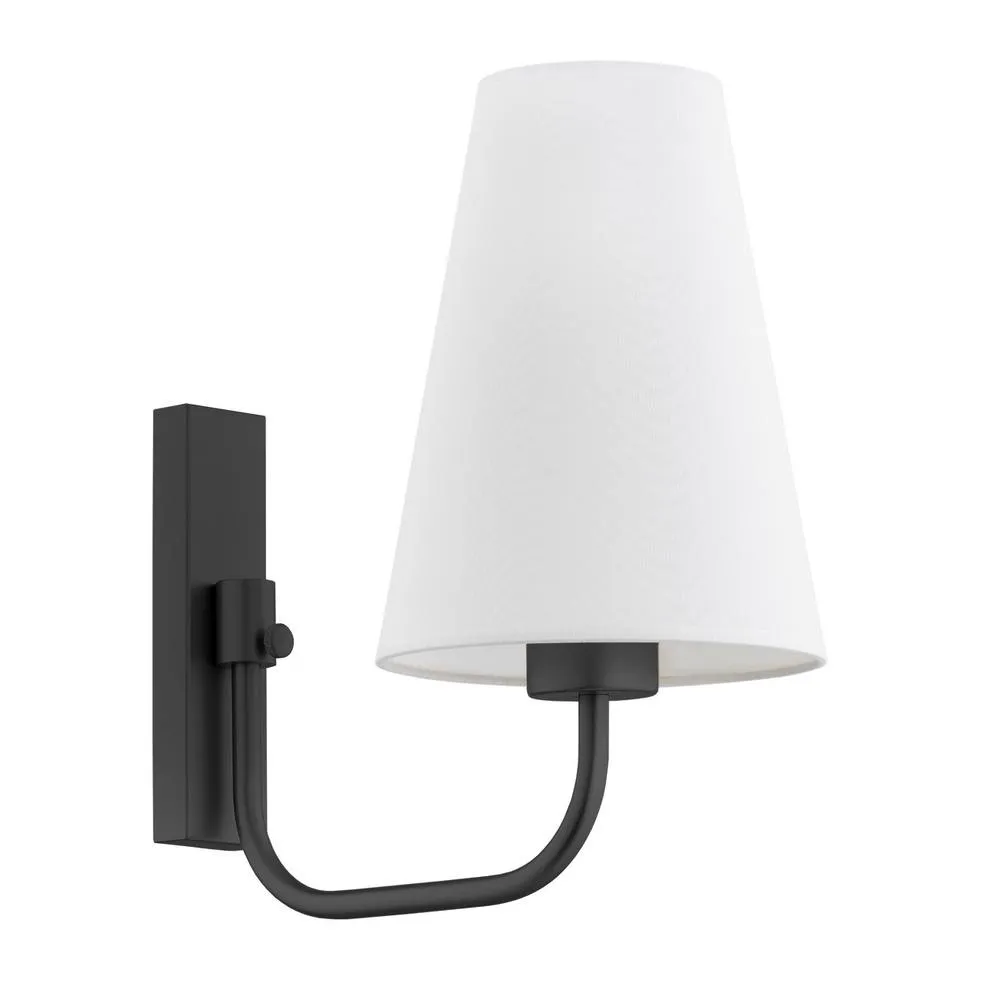 Netlighting Safiano Wall Lamp With Shade White Black 2