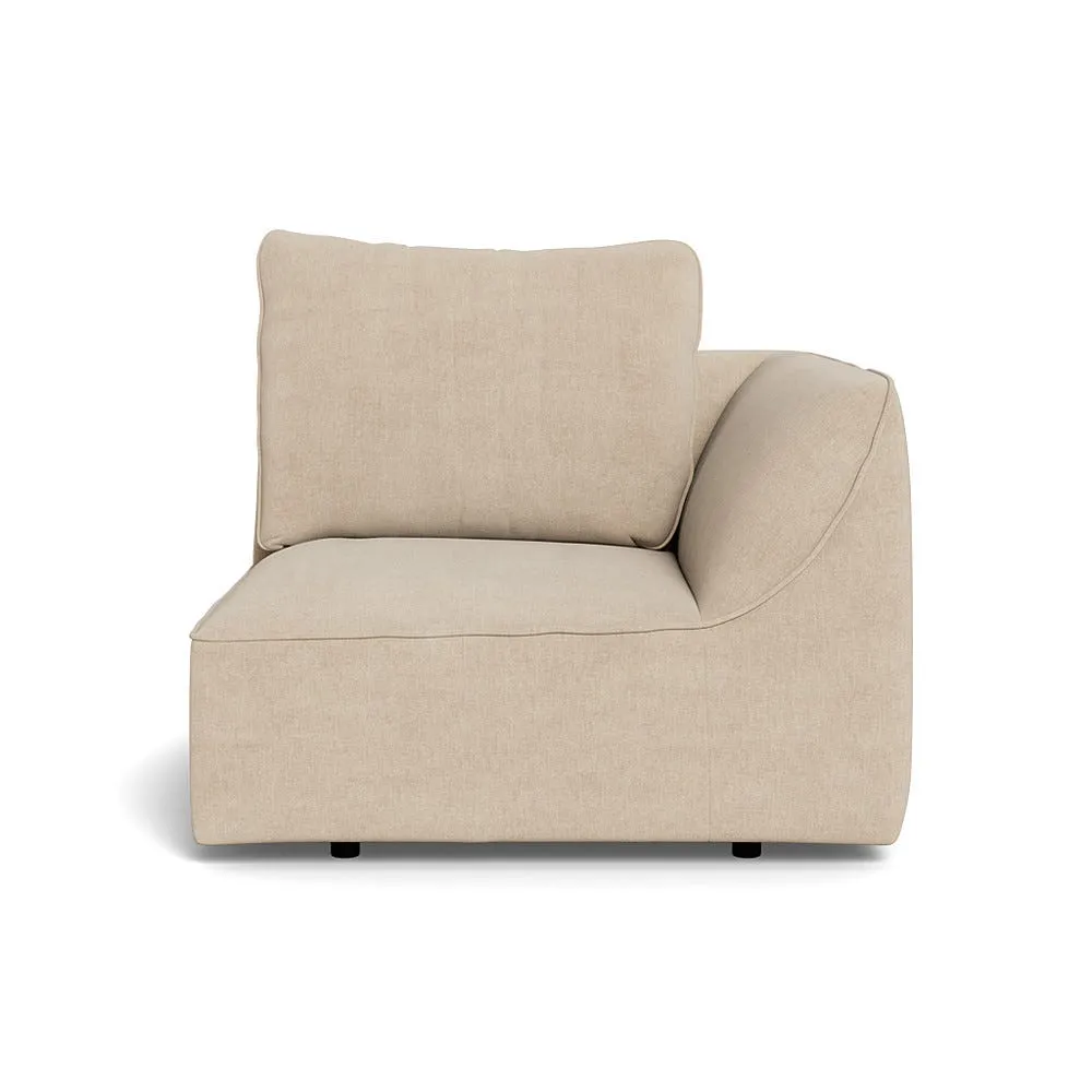 Heal's Morven Right Hand Facing Single Unit Brushed Cotton Oat