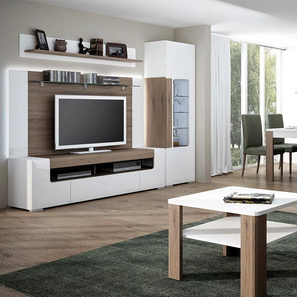 Furniture To Go Toronto 190cm wide TV Cabinet in White 4