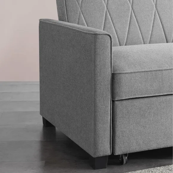 Serviya Fabric Compact Double Sofa Bed 3