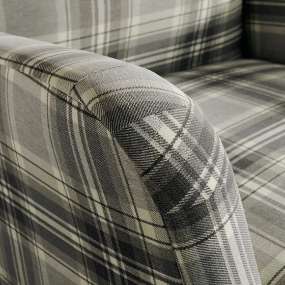 Charnwood Check Grande Armchair 3
