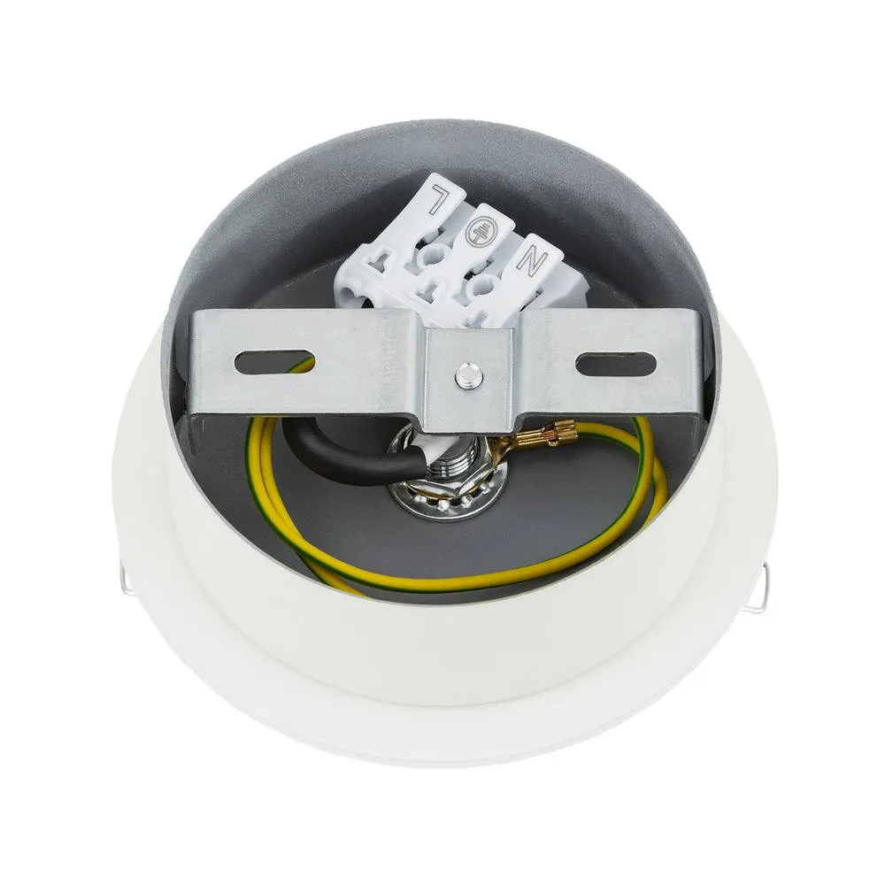 Netlighting Fabio Wall Lamp WhiteBrown (Marble Colour) Cream White IP44 4