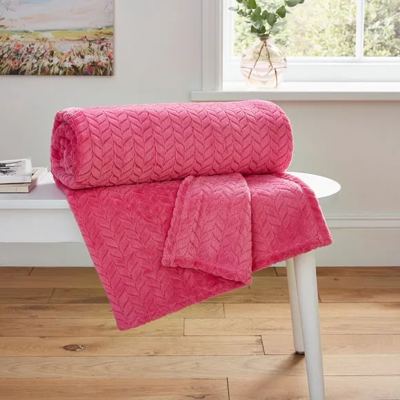 Amelia Recycled Throw Blanket, 200cm x 200cm 1
