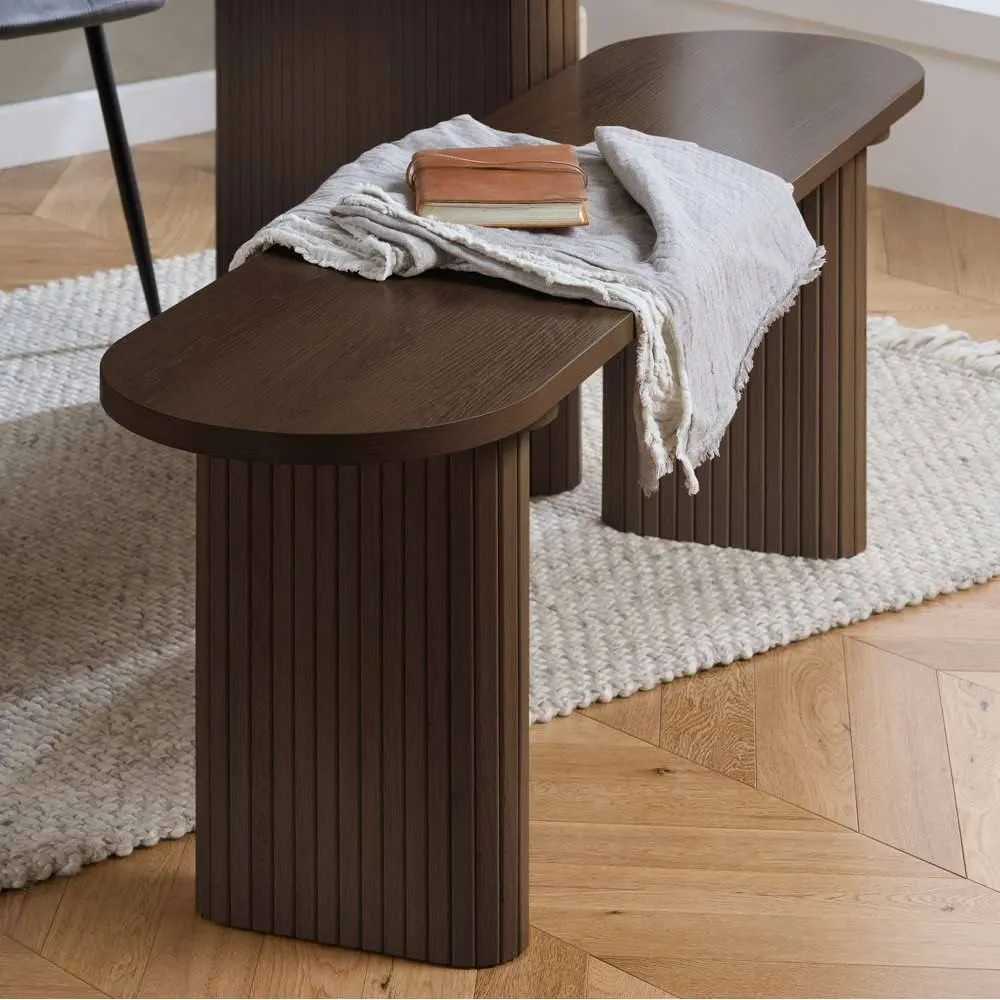 Birlea Axel Dining Bench in Brown 2