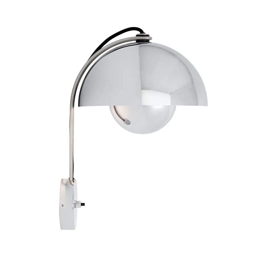 &Tradition Flowerpot Wall Light Chrome 2