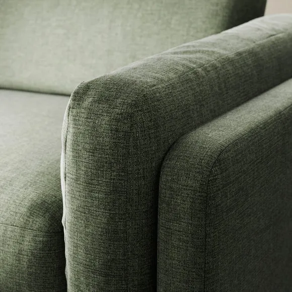 Newton Chenille Soft Texture Corner Chaise Sofa 6