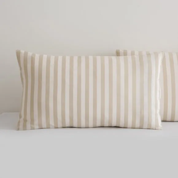 Durham Stripe 100% Cotton Duvet Cover and Pillowcase Set 2