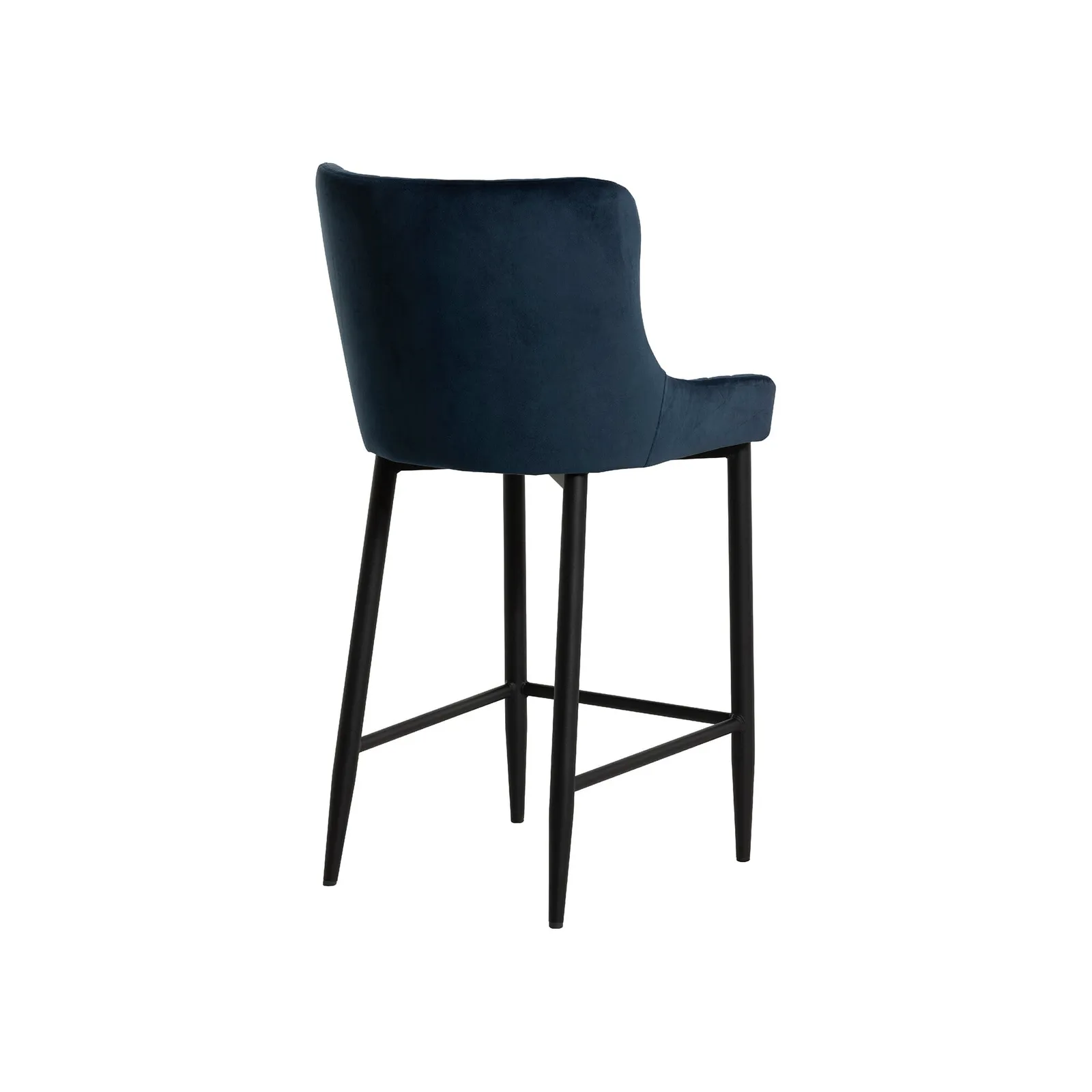 Rivington Counter Stool, Navy Velvet | Barker & Stonehouse 3