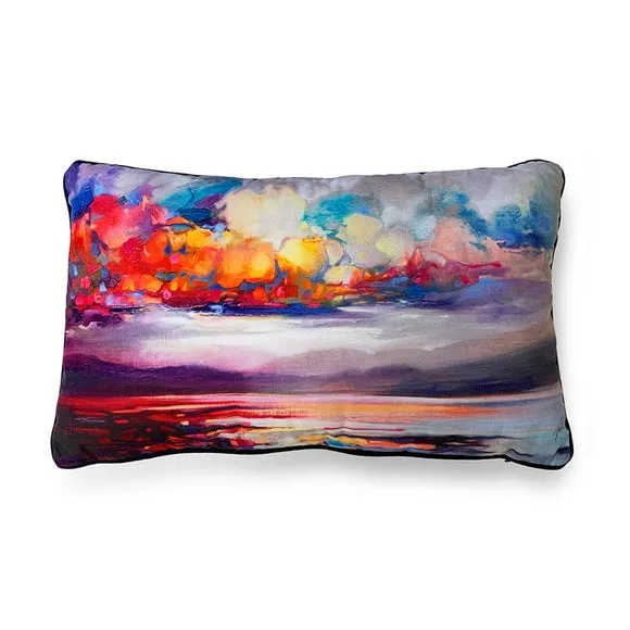 The Art Group Scott Naismith Stratocumulus Velvet Rectangle Cushion 2