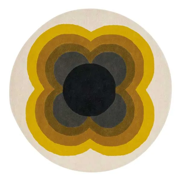Orla Kiely Sunflower Yellow Rug