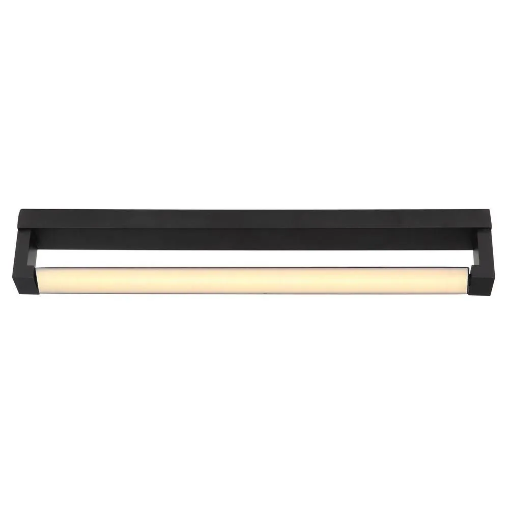 Netlighting Susi Integrated LED Wall Lamp Matt Black IP44 LED 3000K 5