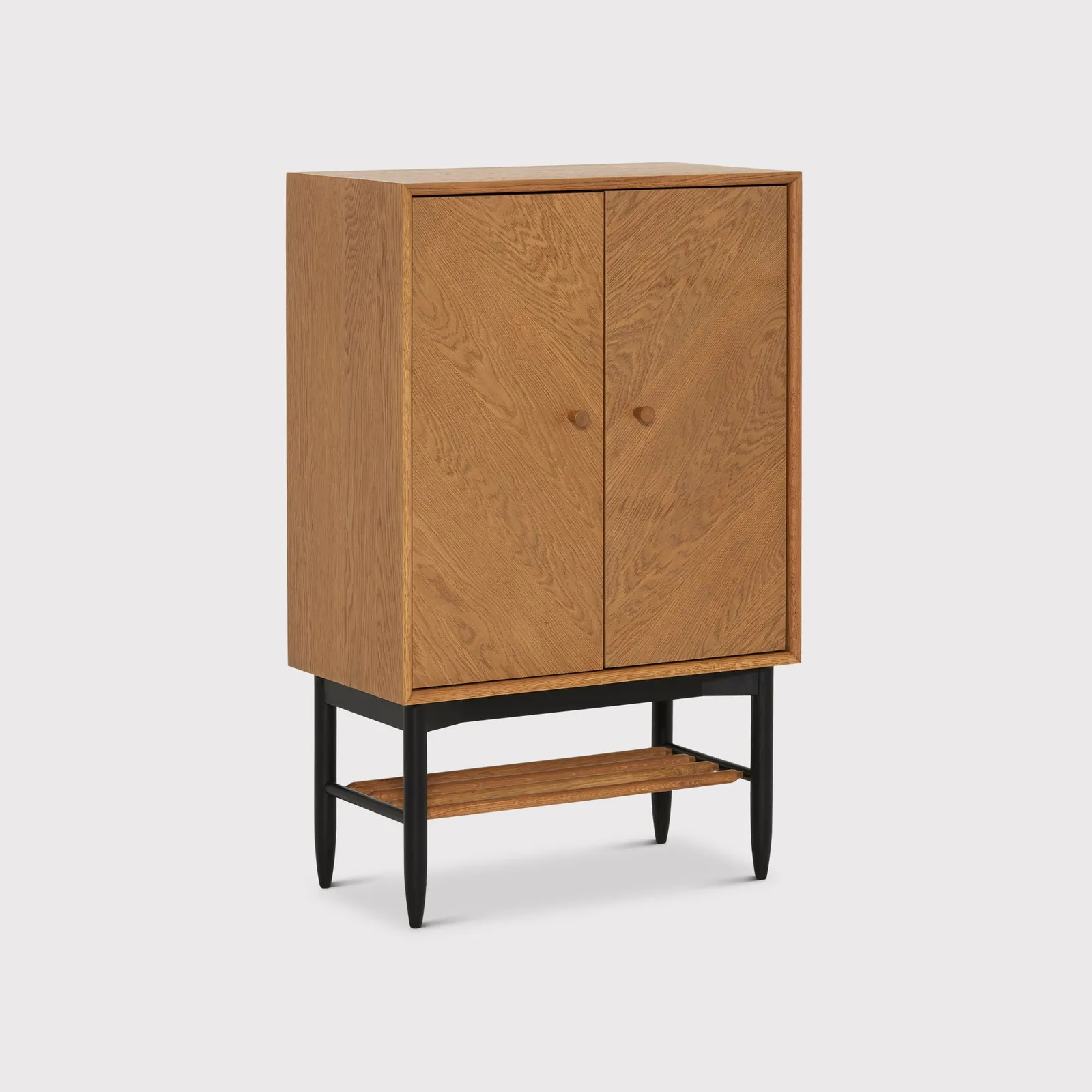 Ercol Monza Universal Cabinet, Neutral Oak | Barker & Stonehouse