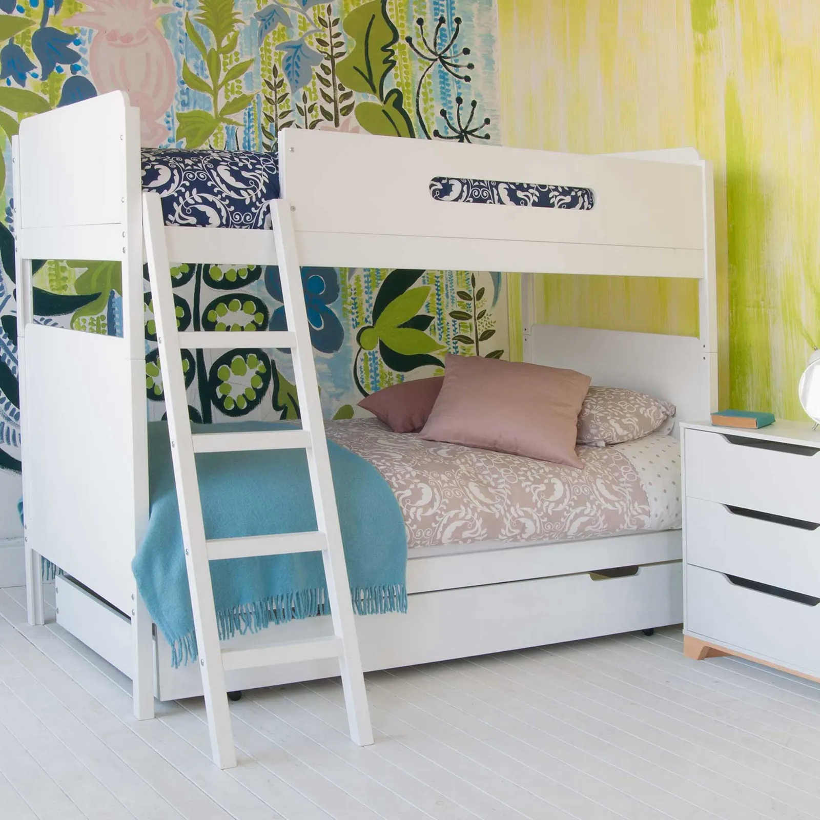 Clancy Childrens Bunk Bed With Trundle