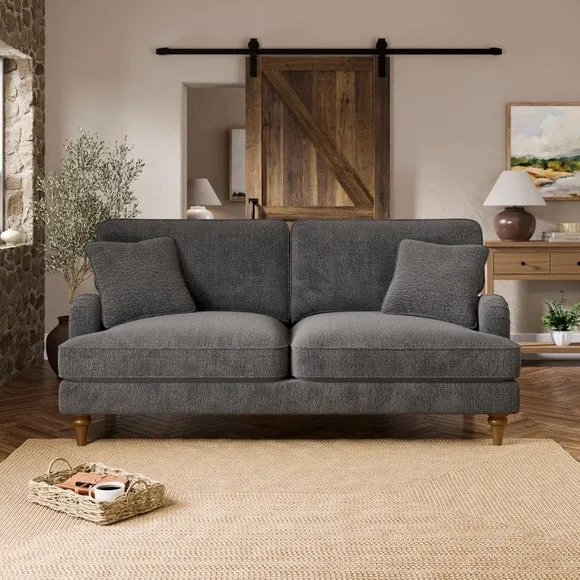 Beatrice II Soft Tonal Chenille 3 Seater Sofa 1