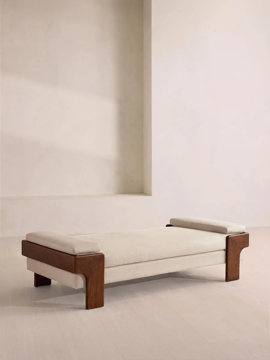 Marcia Daybed, Linen, Bisque