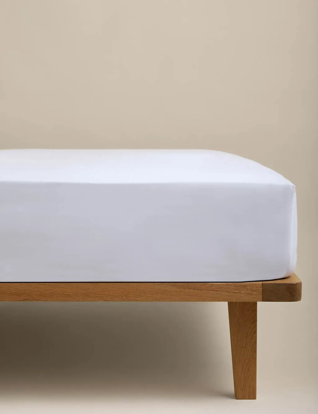 M&S Egyptian Cotton Deep Fitted Sheet White