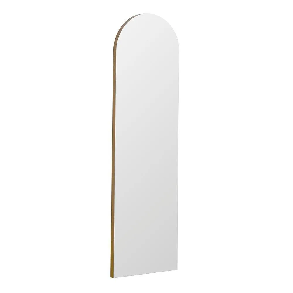Yearn Mirrors Minimal Arch Gold Narrow Wall Mirror 100x30cm 2