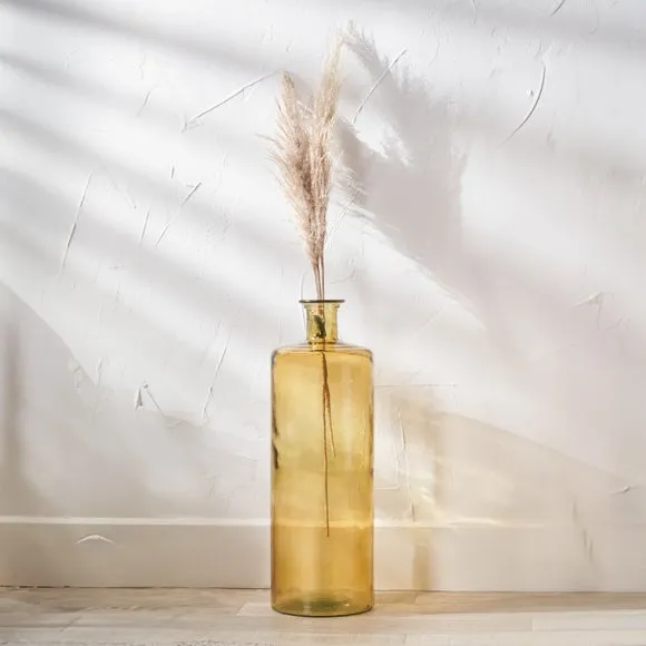 Tall Recycled Glass Bottle Vase 1