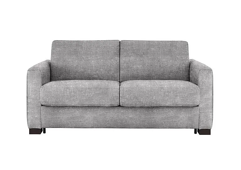 Alcova 2 Seater Fabric Sofa Bed with Box Arms - Light Grey - Sofas and Armchairs - In Time for Christmas