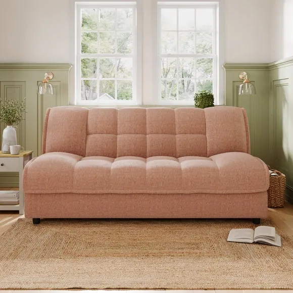 Emery Squish Soft Chenille Clic Clac Storage Sofa Bed 1