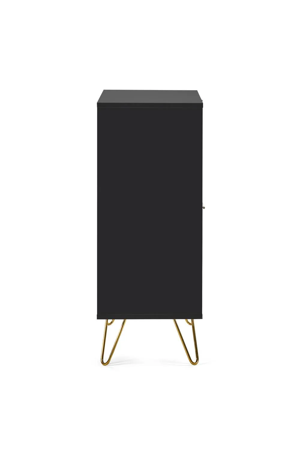 Julian Bowen Murano 2 Door 2 Drawer Cabinet in Black 5