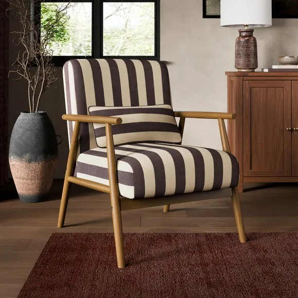 Alpine Woven Stripe Spindle Chair