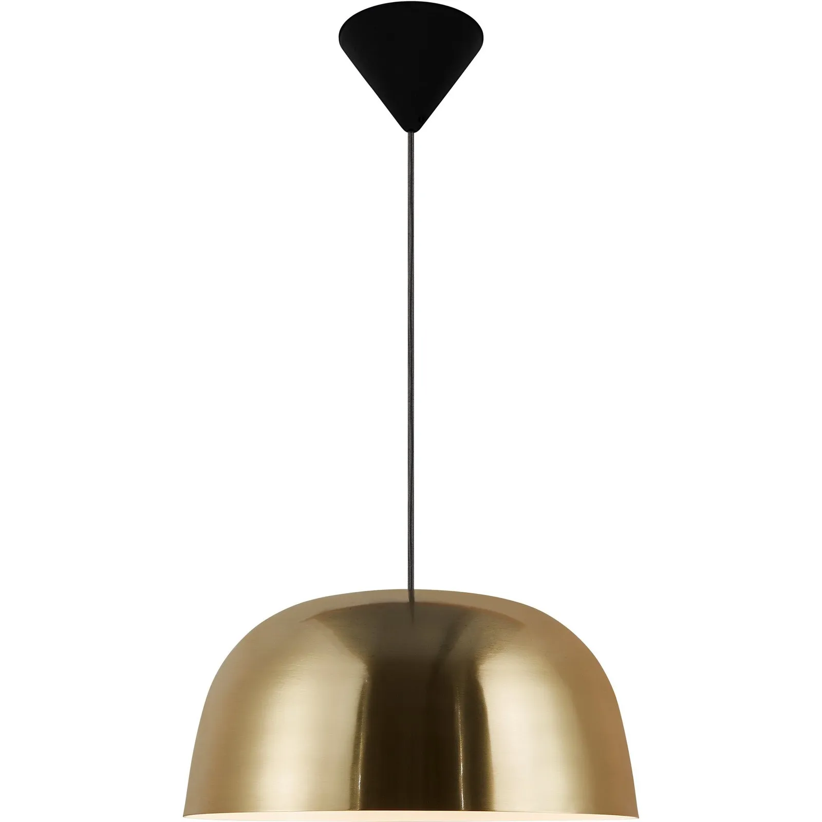 Nordlux Cera Pendant Light Brass Metal Dining Room E27 Mains 36cm in Gold