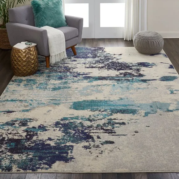 Teal Celestial Rug 6